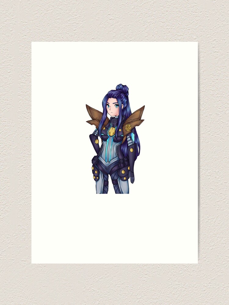 Lol Pulsefire Caitlyn Art Print By Minksilimus Redbubble