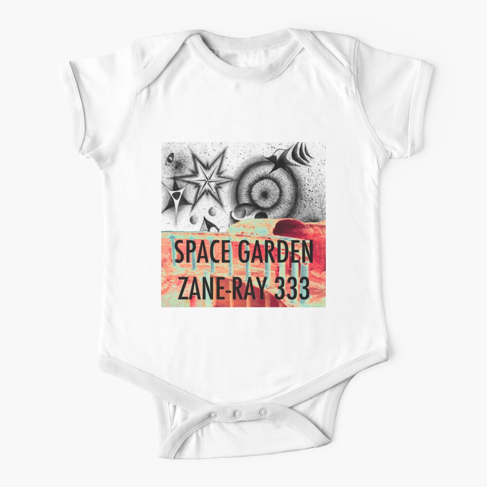 Space Garden Zane Ray 333 Daytime With Caption Baby One Piece By Dcartist333 Redbubble