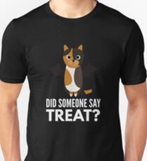 Tortoiseshell Cat Halloween Trick or Treat Unisex T-Shirt