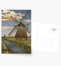 Holland 1944 "Operation Market Garden Travel Poster" Postcards
