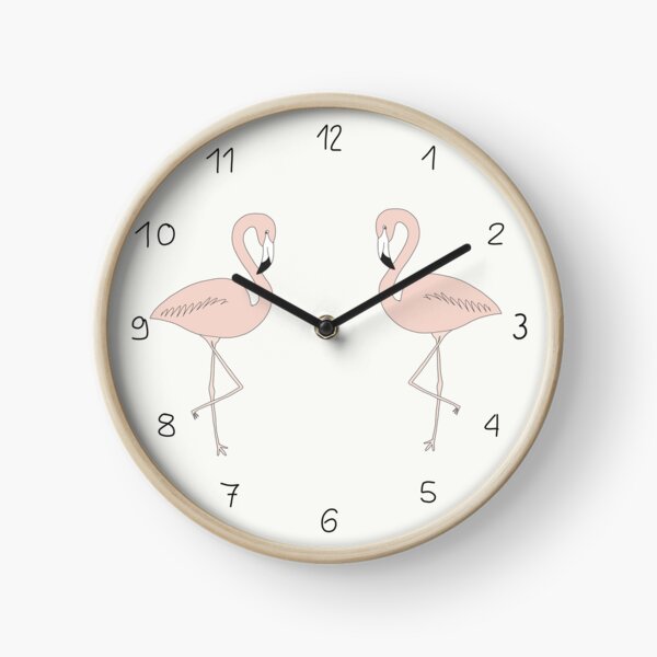 Flamingo Uhr