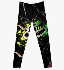 Legging edredón de collage de carreras de zorro