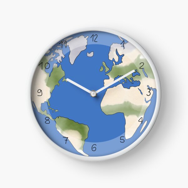 Weltkugel, World Uhr