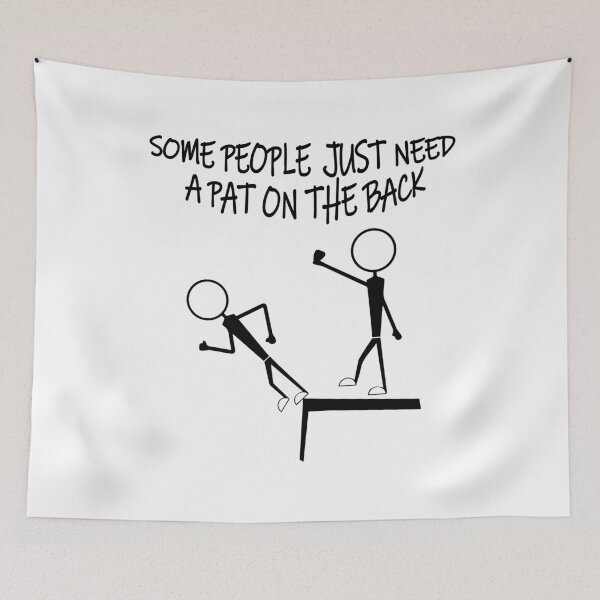 Item preview, Some people just need a pat on the back designed and sold by tarek25.