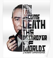 J. Robert Oppenheimer 1959 Kolorierte Kunst Poster
