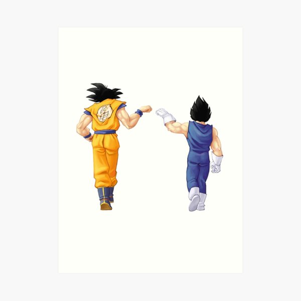 Goku Vegeta - Saiyen Art Print