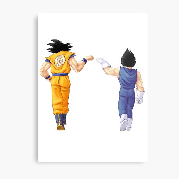 Goku Vegeta Saiyen Metal Print For Sale By Nil00 Redbubble