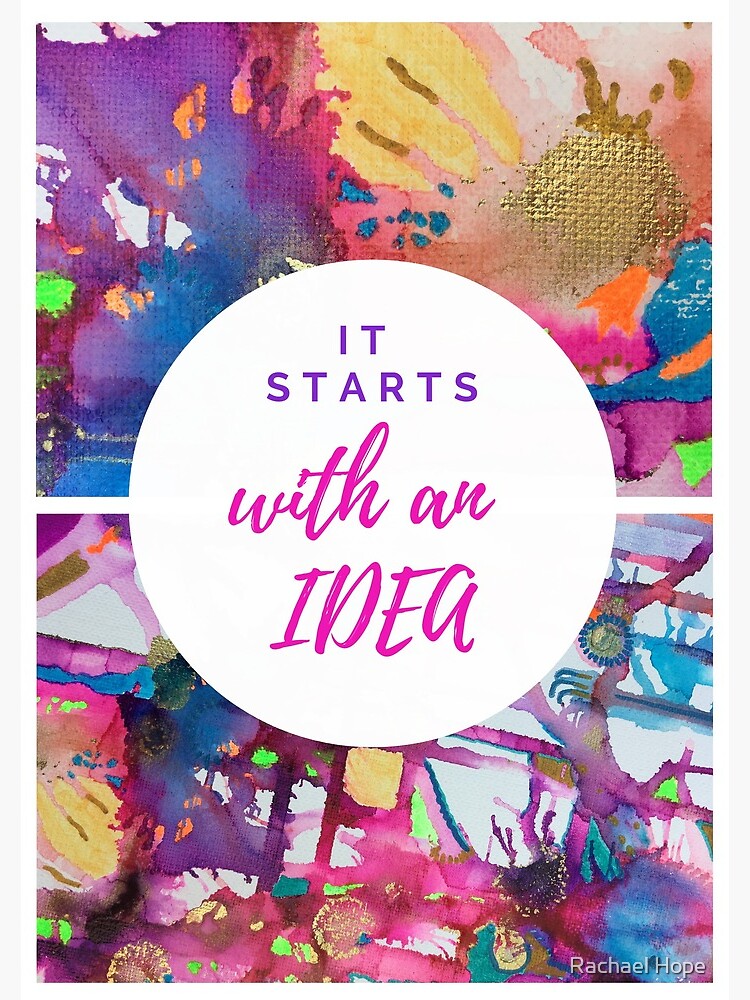 Abstract & Motivational Notebook by RachaelHope90