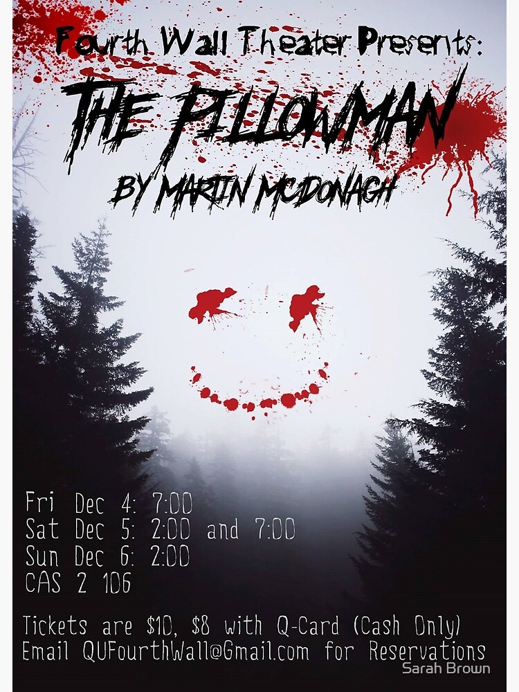 "Pillowman Poster" Poster for Sale by 4thWall Redbubble