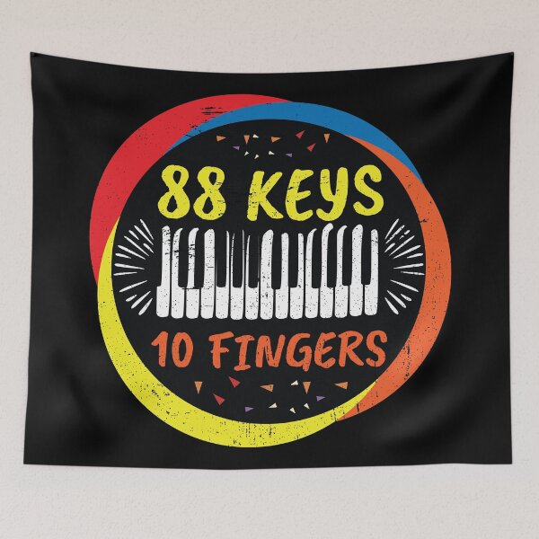 Item preview, 88 Keys 10 Fingers - Piano Pianist Piano Music designed and sold by anziehend.