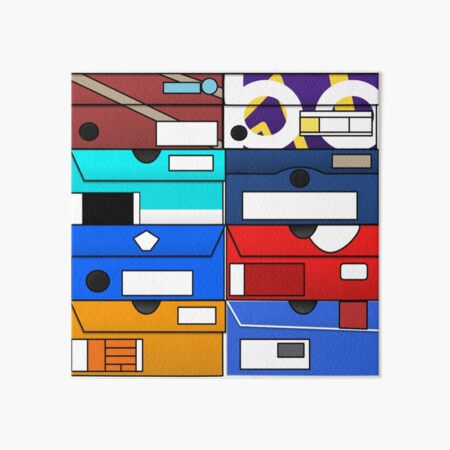Sneaker head Art Board Print