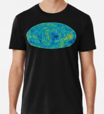 COSMOS, UNIVERSE, COSMIC, SPACE, BIG BANG, Nine Year Microwave Sky, 9 year WMAP image, background cosmic radiation Men's Premium T-Shirt