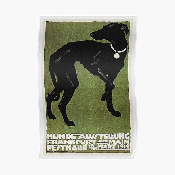 Frankfurt am Main Dog Show, 1912 Poster