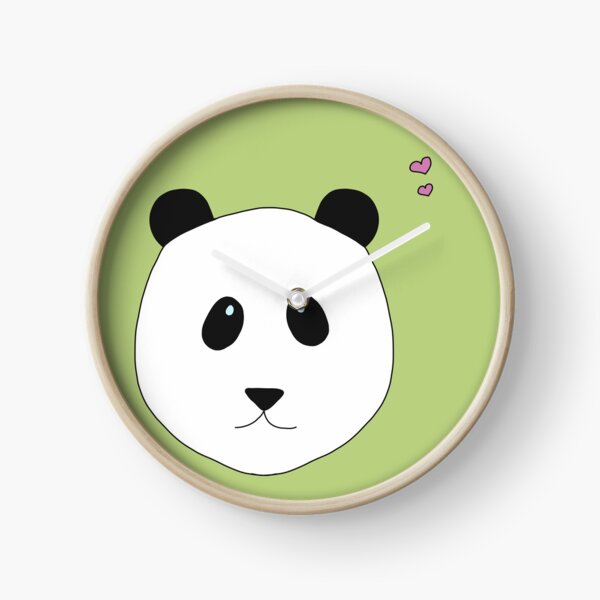 Panda Love grün Uhr