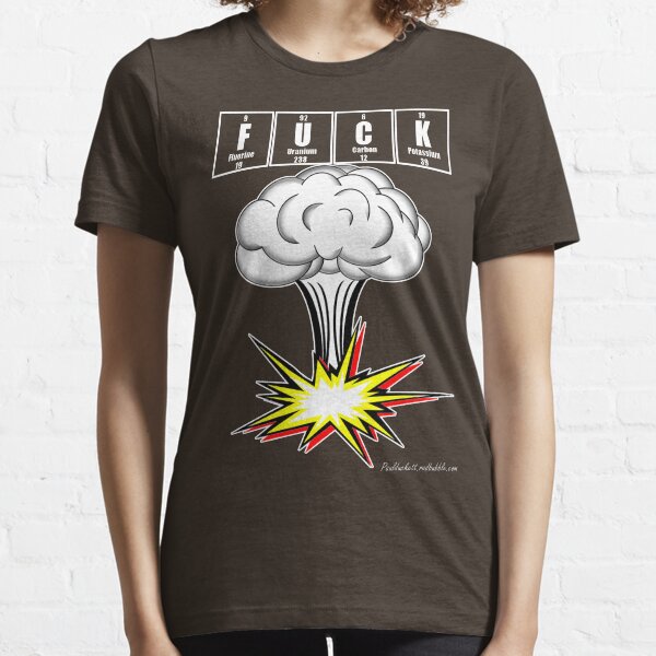 FUCK - White text Essential T-Shirt