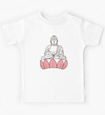 Buddha Poster Yoga Buddhism Kids Tee