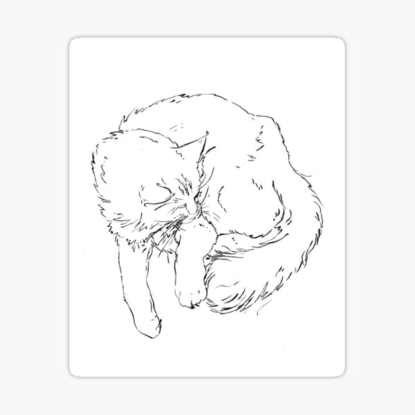 Ode to my cat Chanel Sticker