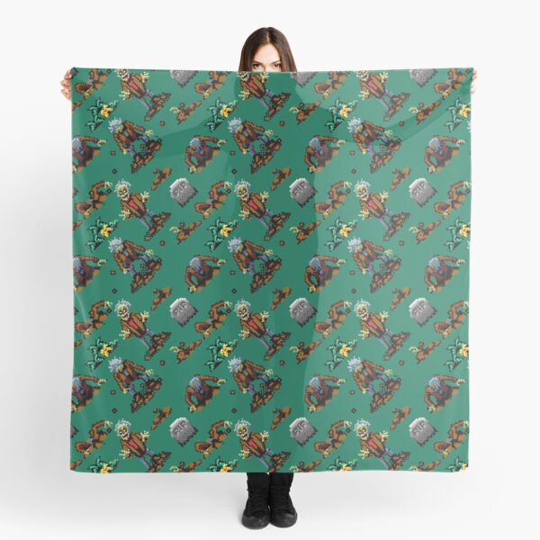 Zombies pattern | vintage gaming GGL8R-ZAMN Scarf