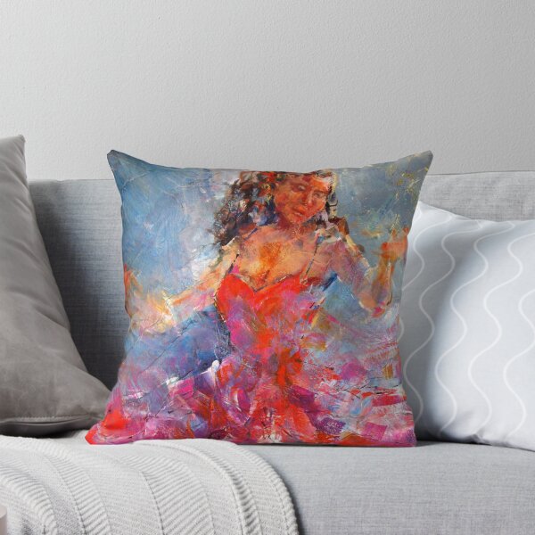 Item preview, Passionate Dancer In Pink Dress - Art Prints designed and sold by Ballet Dance-Artist.