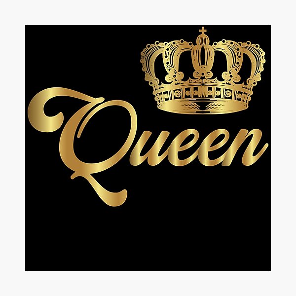 Letter Gold Queen Luxury Design Logo Stock Vector (Royalty Free) 1108953131  | Shutterstock