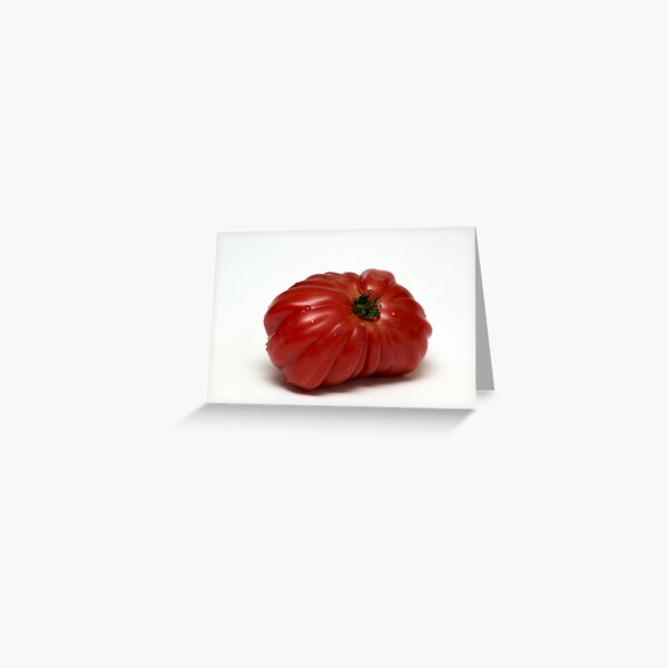 Montserrat Tomato Greeting Card