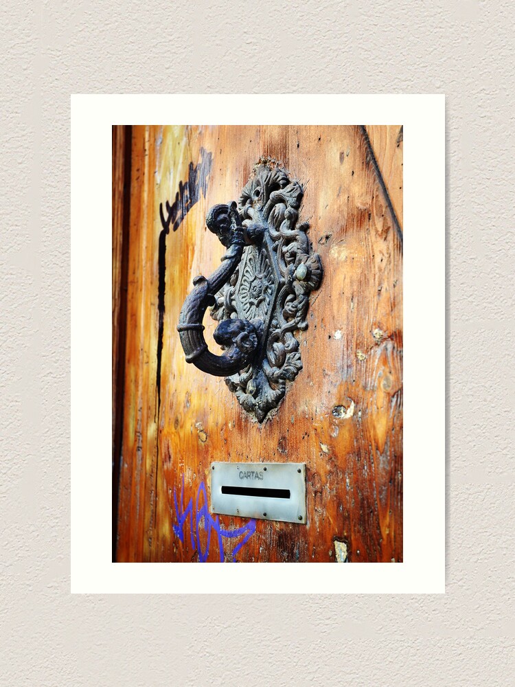 Alternate view of Door Knocker at Barri Gotic Art Print