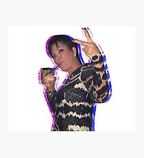 Trippy Kris Jenner Photographic Print