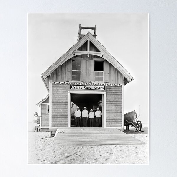 Item preview, Kitty Hawk Life Saving Station, 1902. Vintage Photo designed and sold by historyphoto.