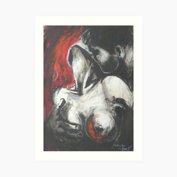 Lovers - Powerful Emotions Art Print