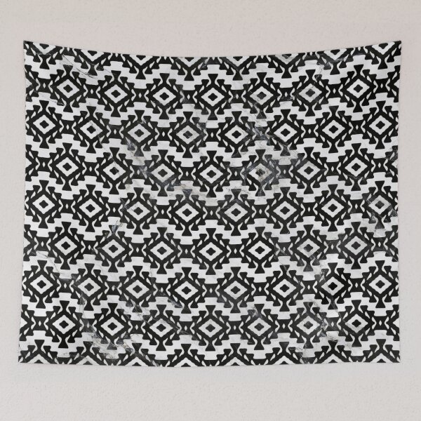 Item preview, Boho Chic Tribal Marble - Black and White Modern Ethnics designed and sold by cadinera.