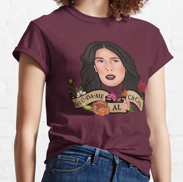 Funny Latinx Flores Saludame Al Cacas Classic T-Shirt
