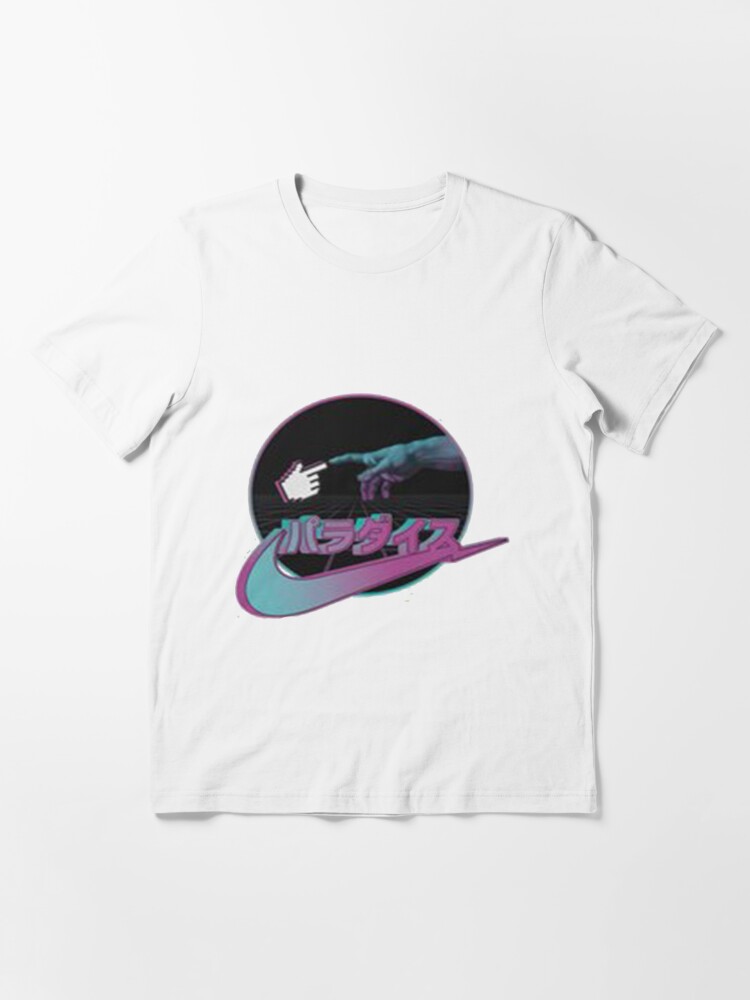consumirse Terrible recomendar Camiseta «Nike air vaporwave, estética 異 ニ 為 も» de MutsuArt | Redbubble