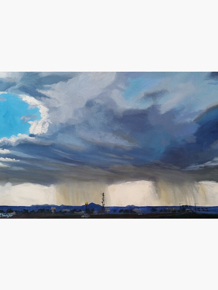 Double Rain Clouds Art Board Print By Paintintheneck Redbubble