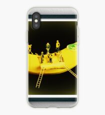 Banana Boat Mining Company - Black Frame iPhone Case