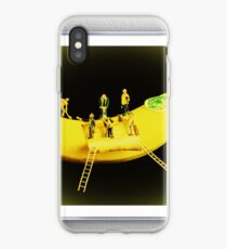 Banana Boat Mining Company - Silver Frame. Steve Purnell and Sandra Cockayne iPhone Case