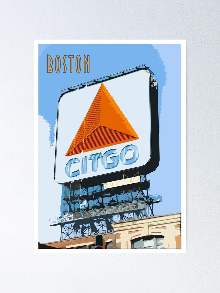 Boston Citgo Sign/ Fenway Shirt - Boston - Posters and Art Prints