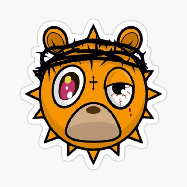 Glo Gang Bear Sticker