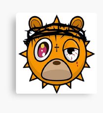 Glo Gang Bear Canvas Print