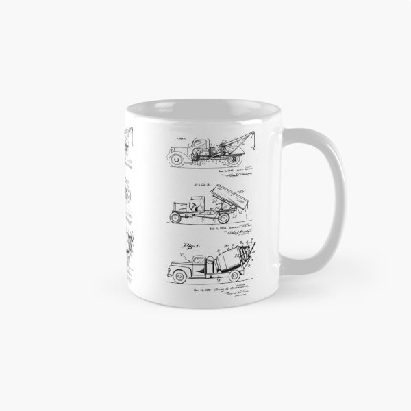 Item preview, Vintage Patent Prints - Dump Truck, Tow Truck, Cement Truck designed and sold by MadebyDesign.
