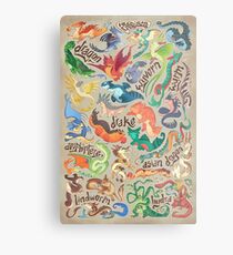 Mini dragon compendium Metal Print