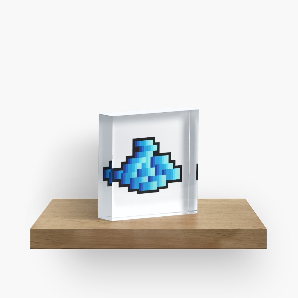 Crystal Coins Tibia Acrylic Block