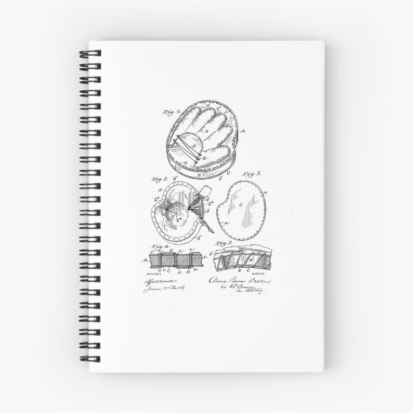 Item preview, Baseball Glove Vintage Patent Drawing designed and sold by TheYoungDesigns.