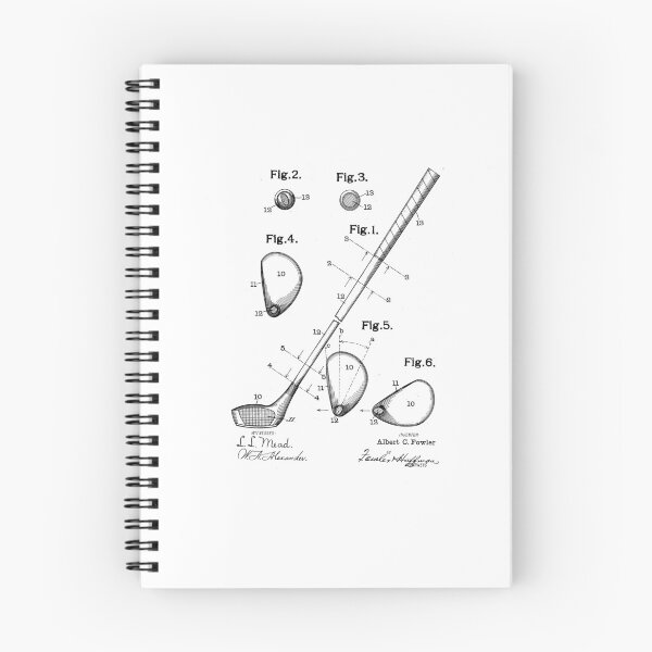 Item preview, Golf Club Vintage Patent Drawing designed and sold by TheYoungDesigns.