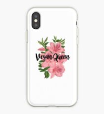 Vegan Queen (Flowers) iPhone Case