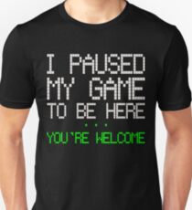 Camiseta unisex Pausé mi juego