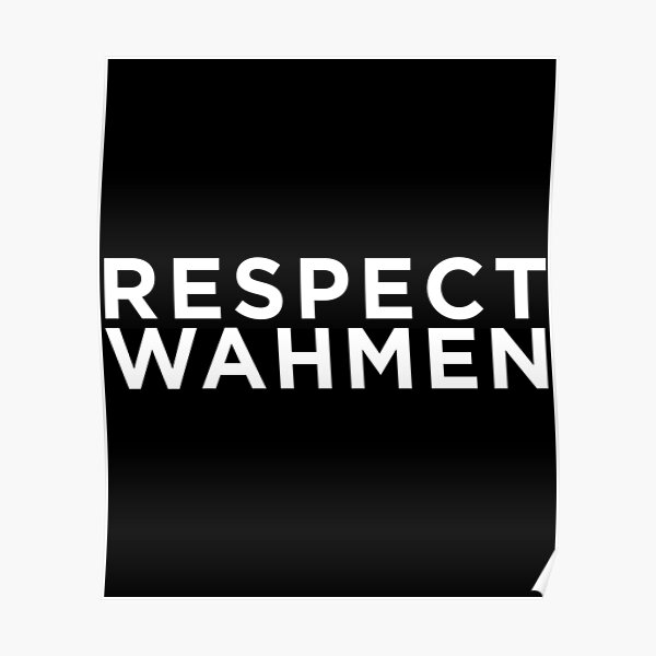 Poster Respekt Redbubble
