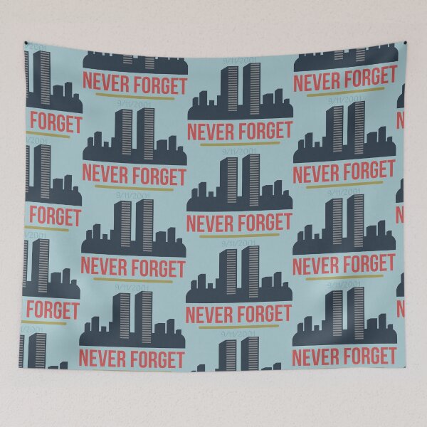 Item preview, Proud to be American! 9-11-2001 We Will Never Forget - Patriot Day designed and sold by portokalis.