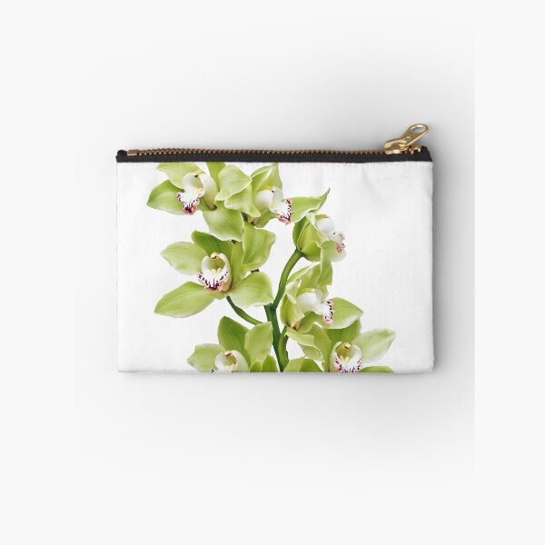 Item preview, green Cymbidium orchid flower floral designed and sold by wasootch.