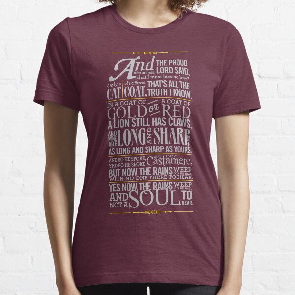 The Rains of Castamere Essential T-Shirt