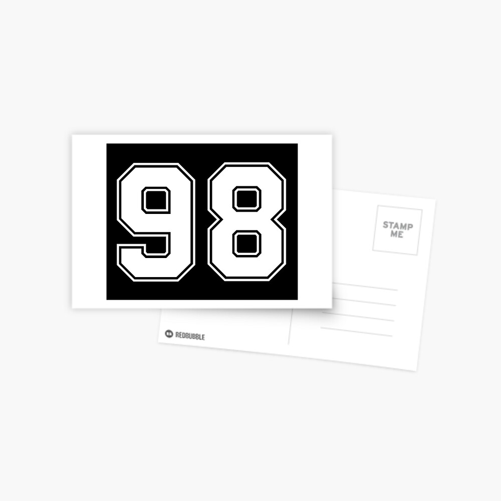 98 Shirt Numbers, Shirt Number, Jersey Number - american football, baseball  or basketball  Essential T-Shirt for Sale by Marcin Adrian